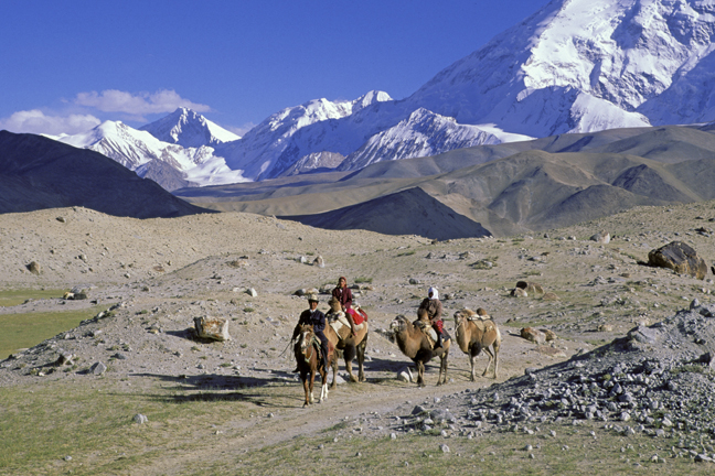 Kirkiz family caravan, the Pamirs, Western China