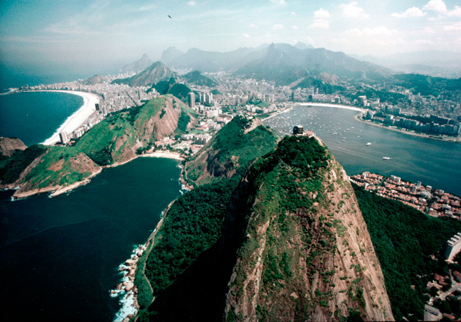 Aerial View of Rio de Janeiro, Brazil