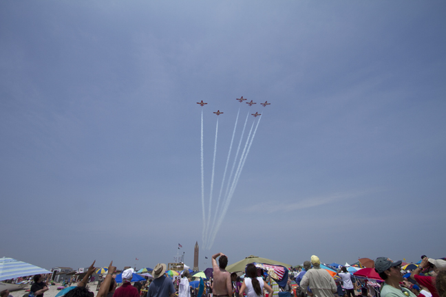 Canadian Snowbirds at Memorial Day Air Show, Jones Beach Long Island
