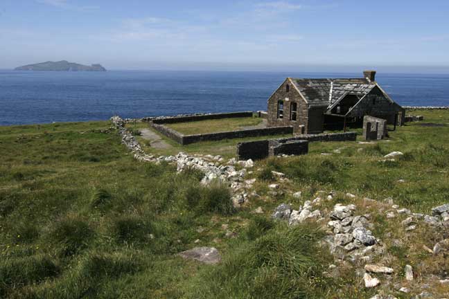 Schoolhouse from movie Ryan's Daughter, Dingle peninsula, Ireland