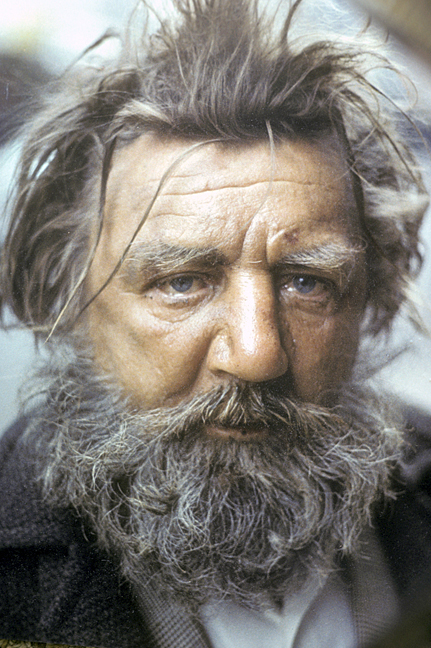 Homeless man, Bowery, Manhattan